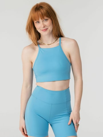 Girlfriend Collective Top ' Mel ' - kék: elől