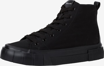 TAMARIS - Zapatillas deportivas altas en negro: frente