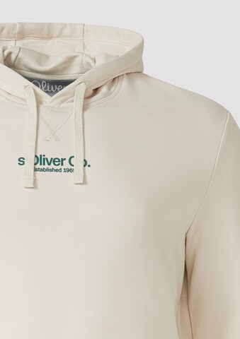 s.Oliver Sweatshirt in Beige