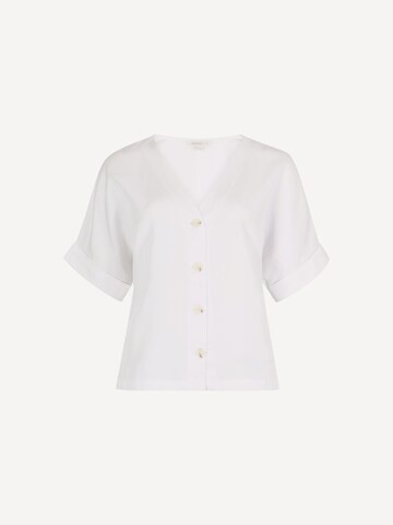 Apricot Lightweight V-neck Blouse in Weiß