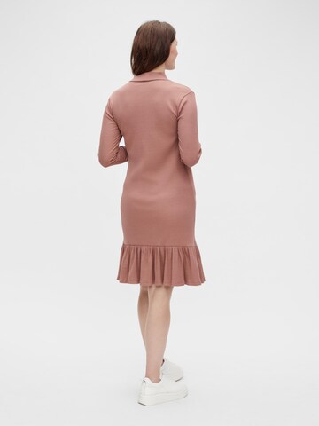 MAMALICIOUS Knitted dress 'Rosina' in Pink