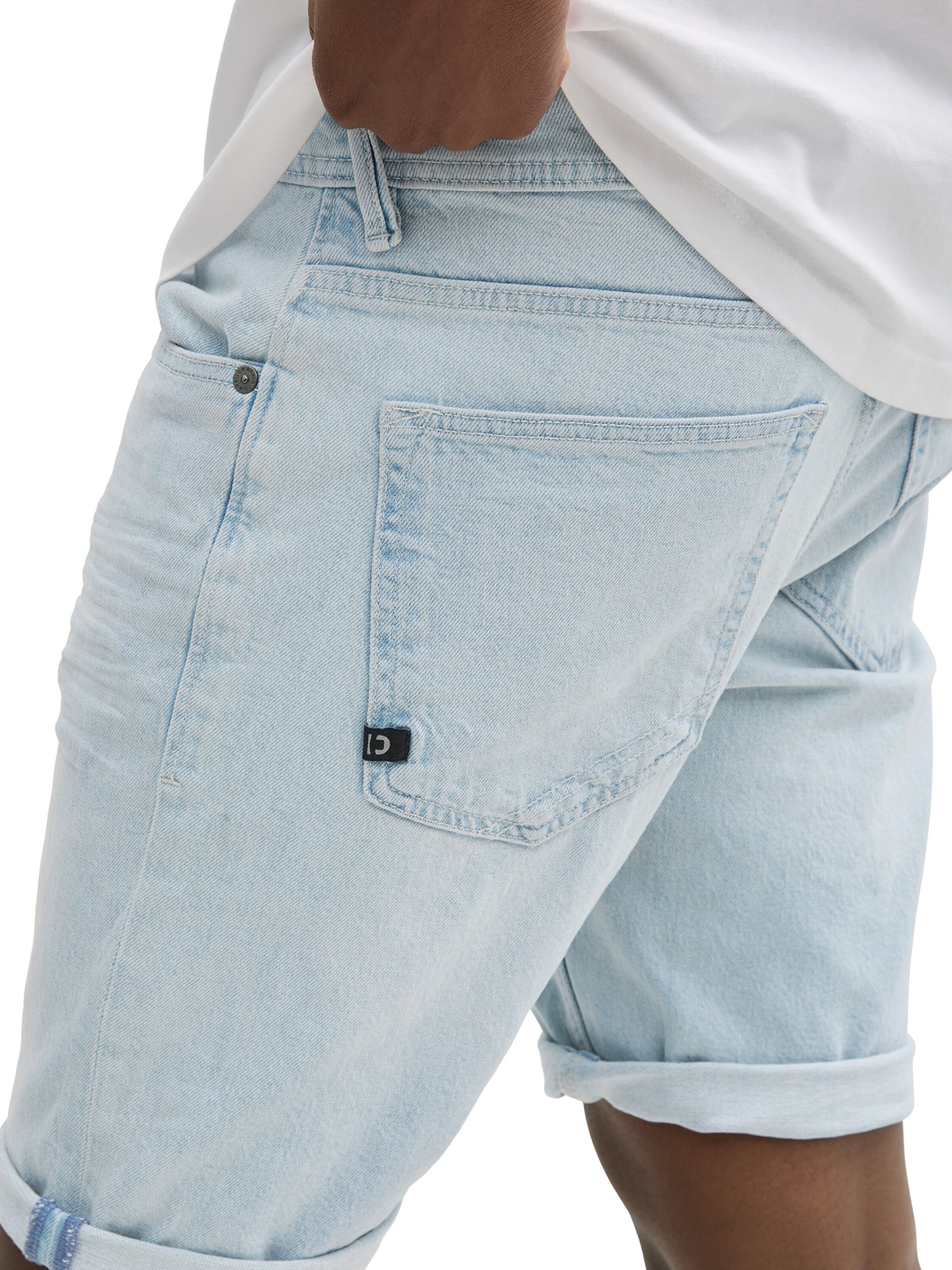 Coupe slim Jean 'PIERS' TOM TAILOR DENIM en bleu