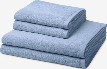 ROSS Handtuch 'Vita' in Blau: Vorderseite
