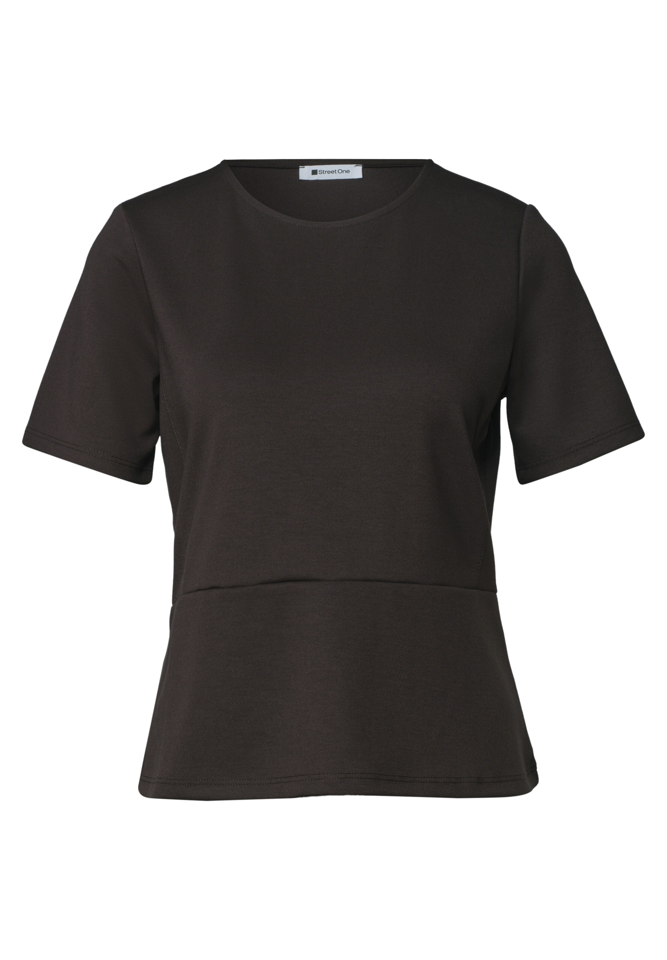 STREET ONE Shirt in Brown: front