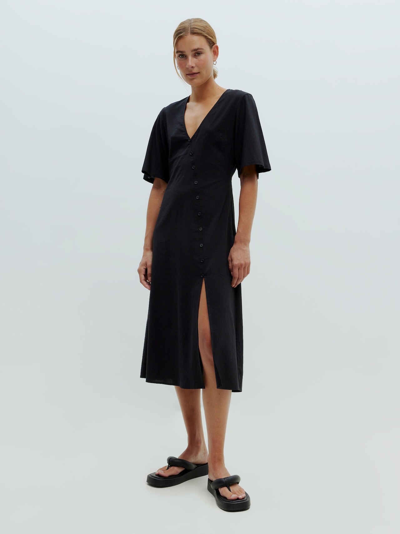 EDITED Producten Jurk 'Anna' Zwart