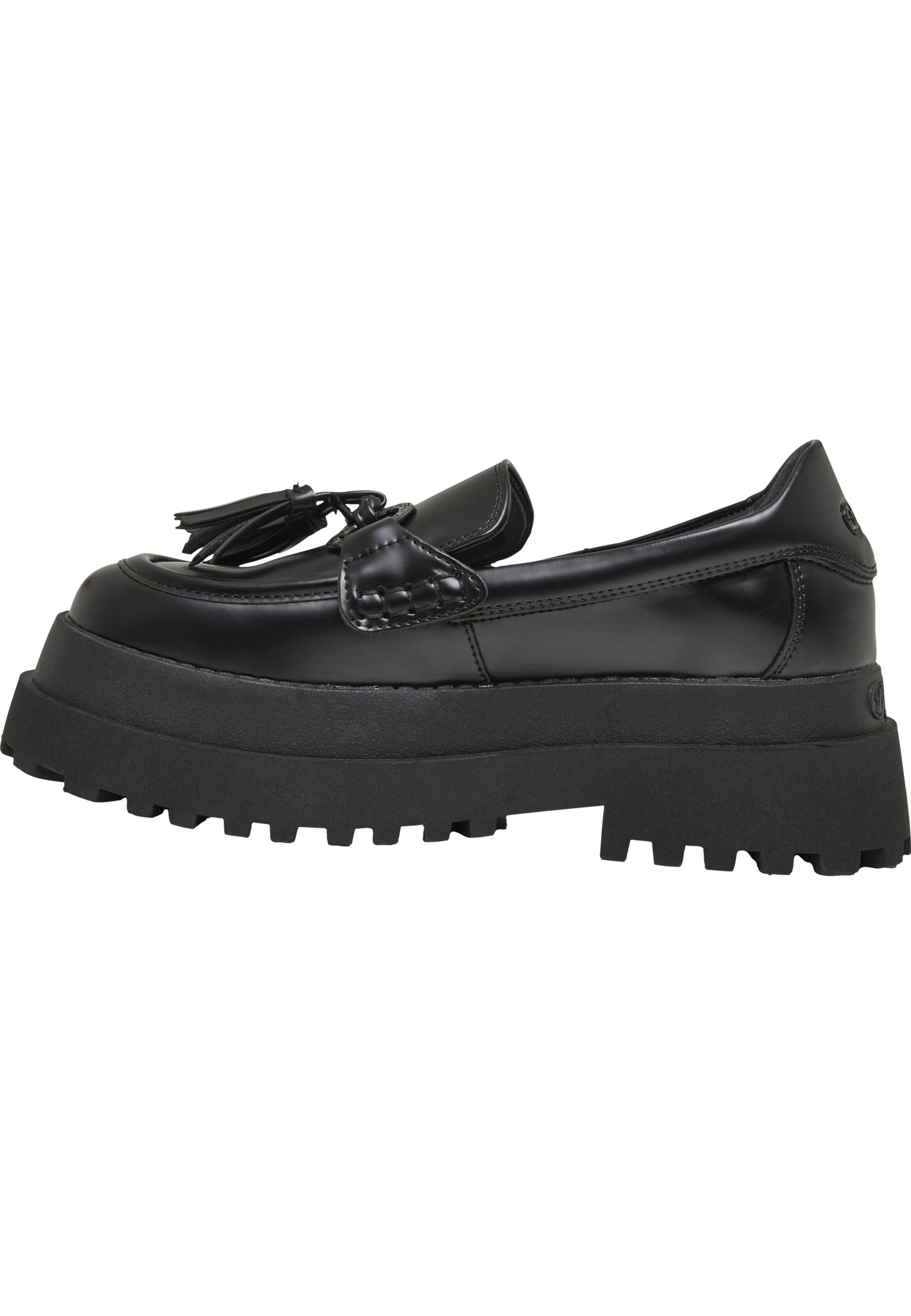Chaussure basse 'Pluto' BUFFALO en noir : devant