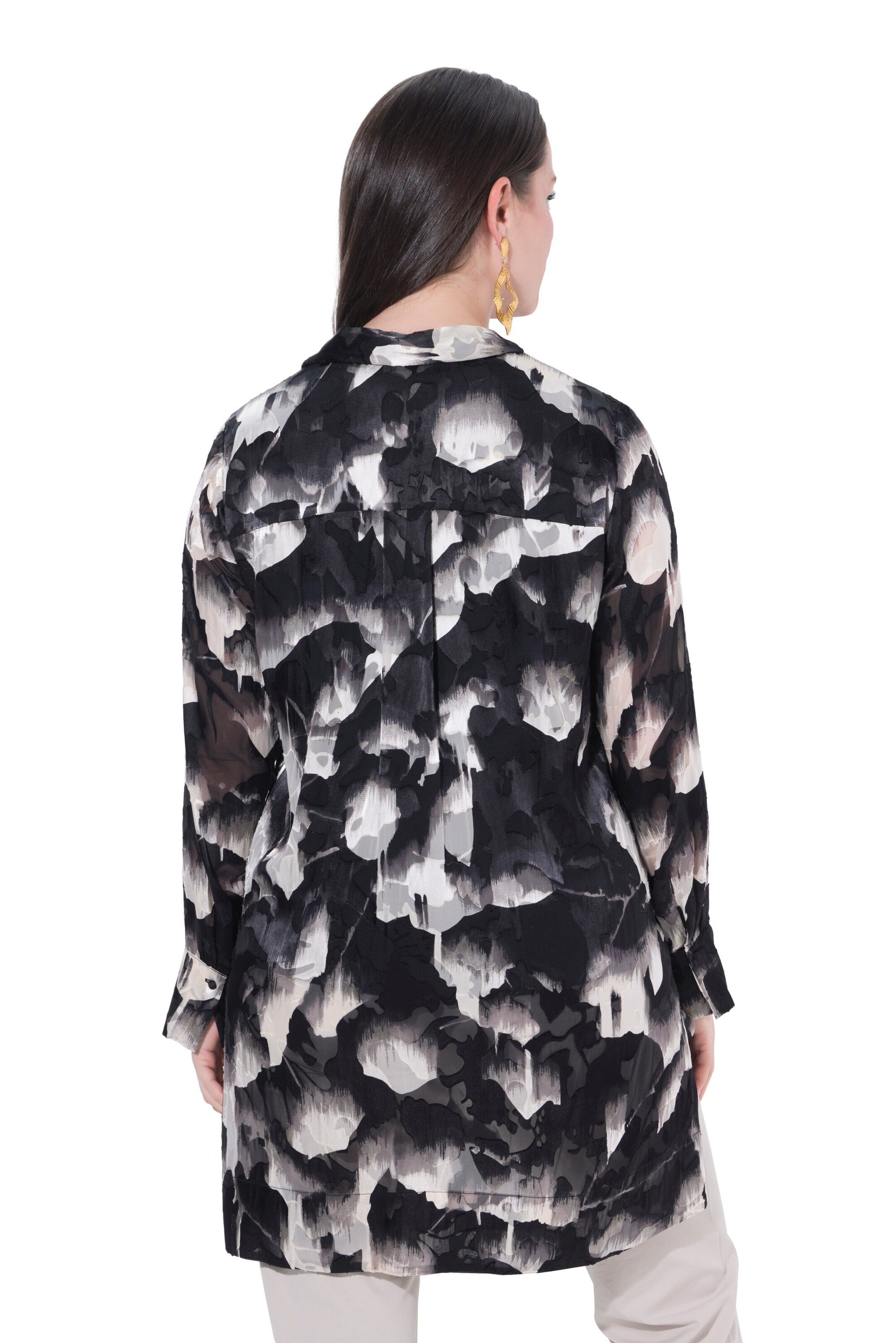 Ulla Popken Bluse in Schwarz