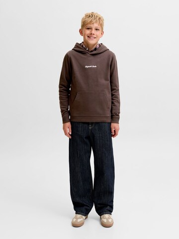 Bluză de molton 'JORNorrebro' de la Jack & Jones Junior pe maro