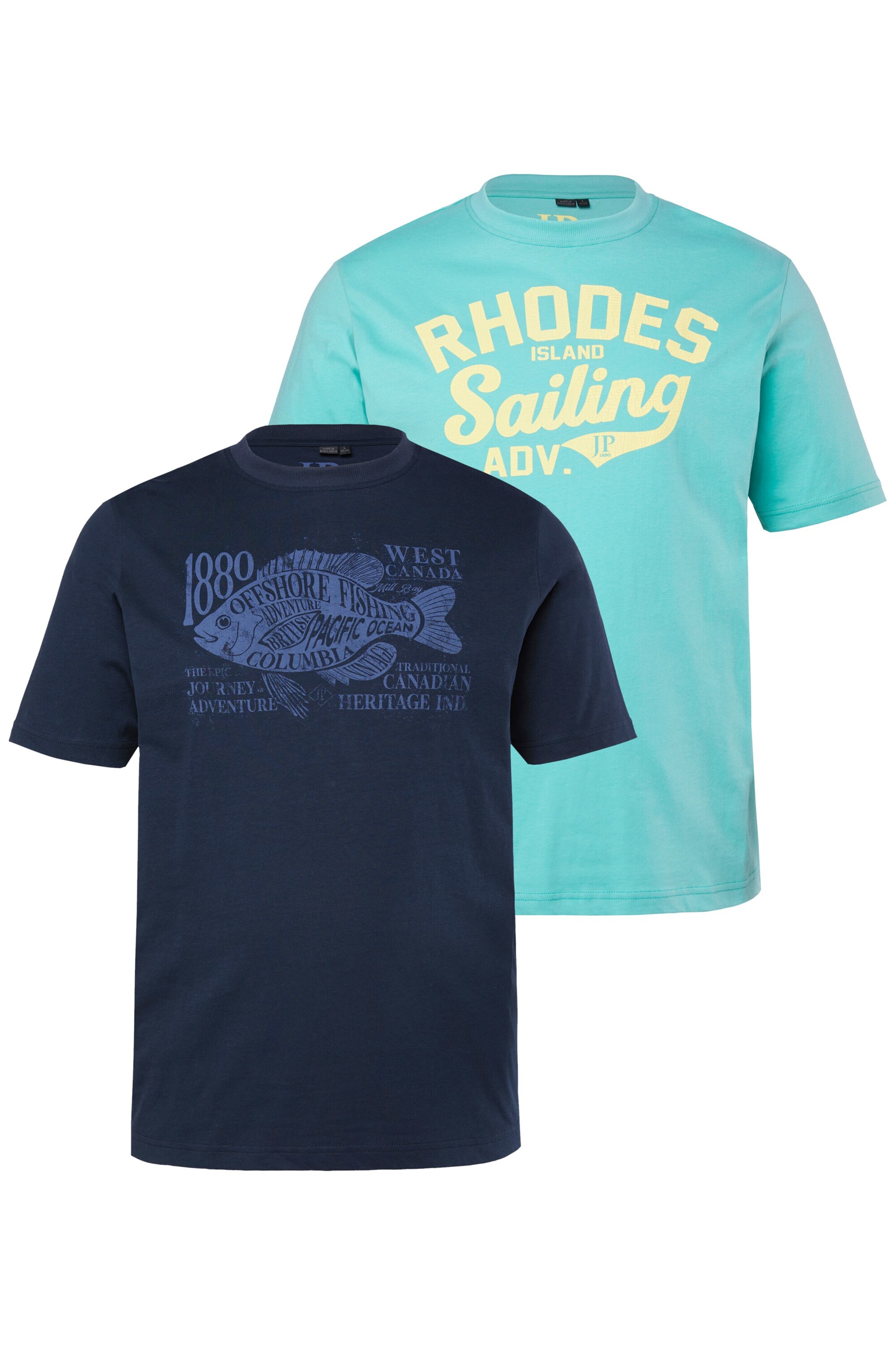 JP1880 Shirt in Blauw: voorkant