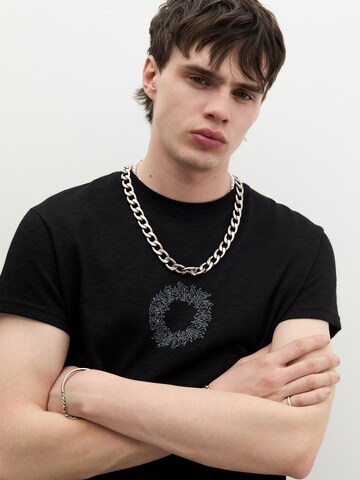 Maglietta 'GOTICO' di Pull&Bear in nero
