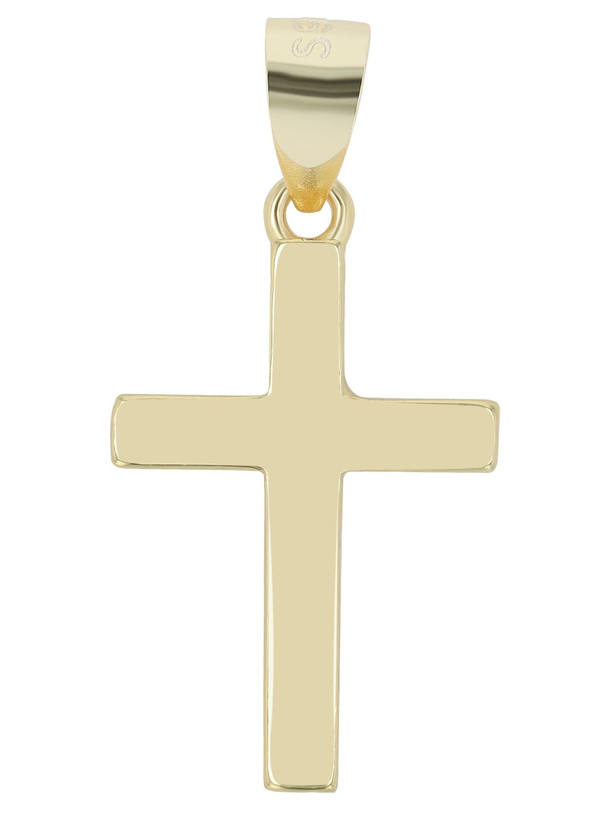 Akzent Pendant 'langlebig' in Gold: front