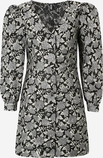 Pieces Petite Robe-chemise 'MERCY' en gris / noir, Vue avec produit