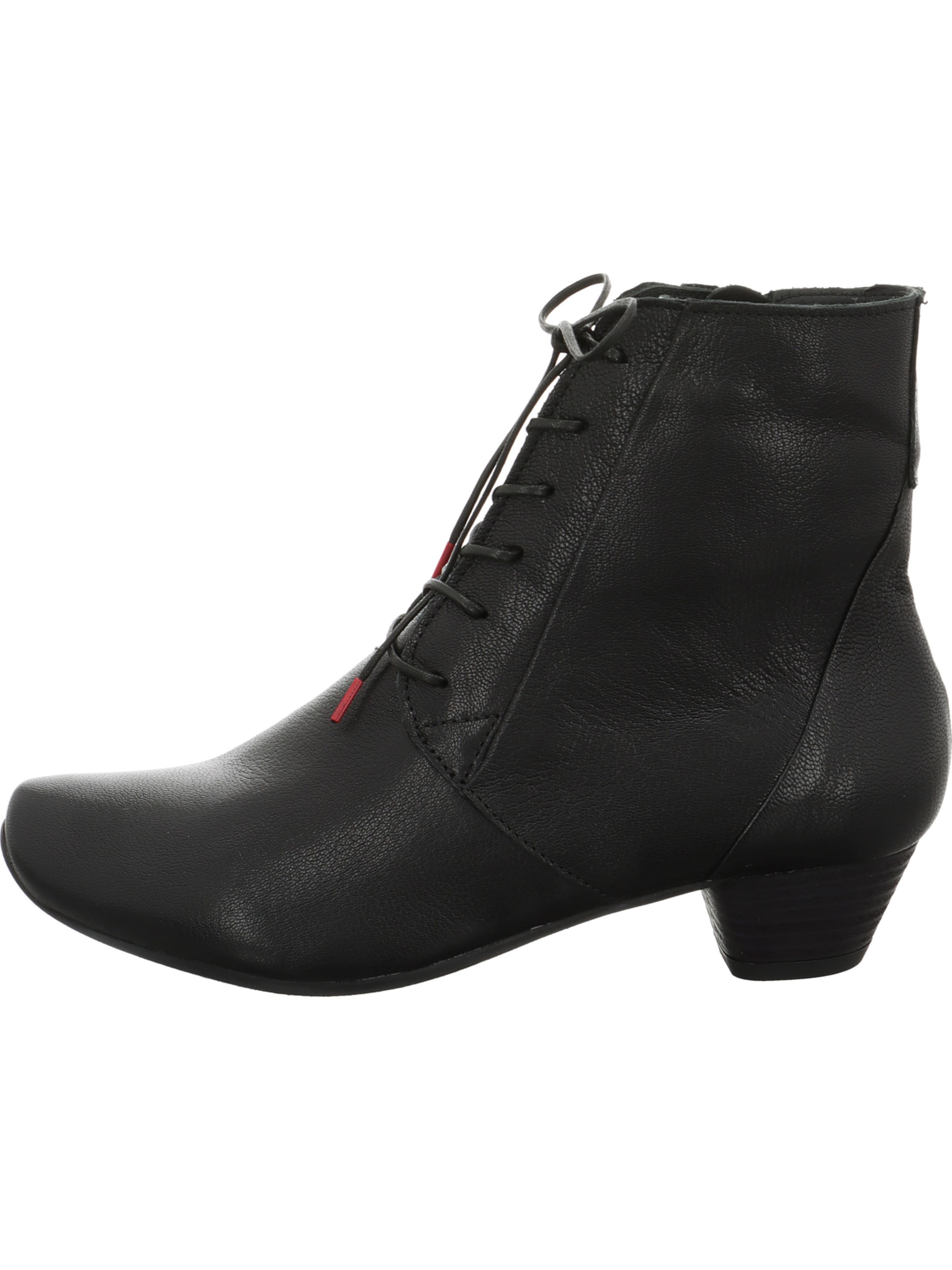 THINK! Schnürstiefelette 'Aida' in Schwarz