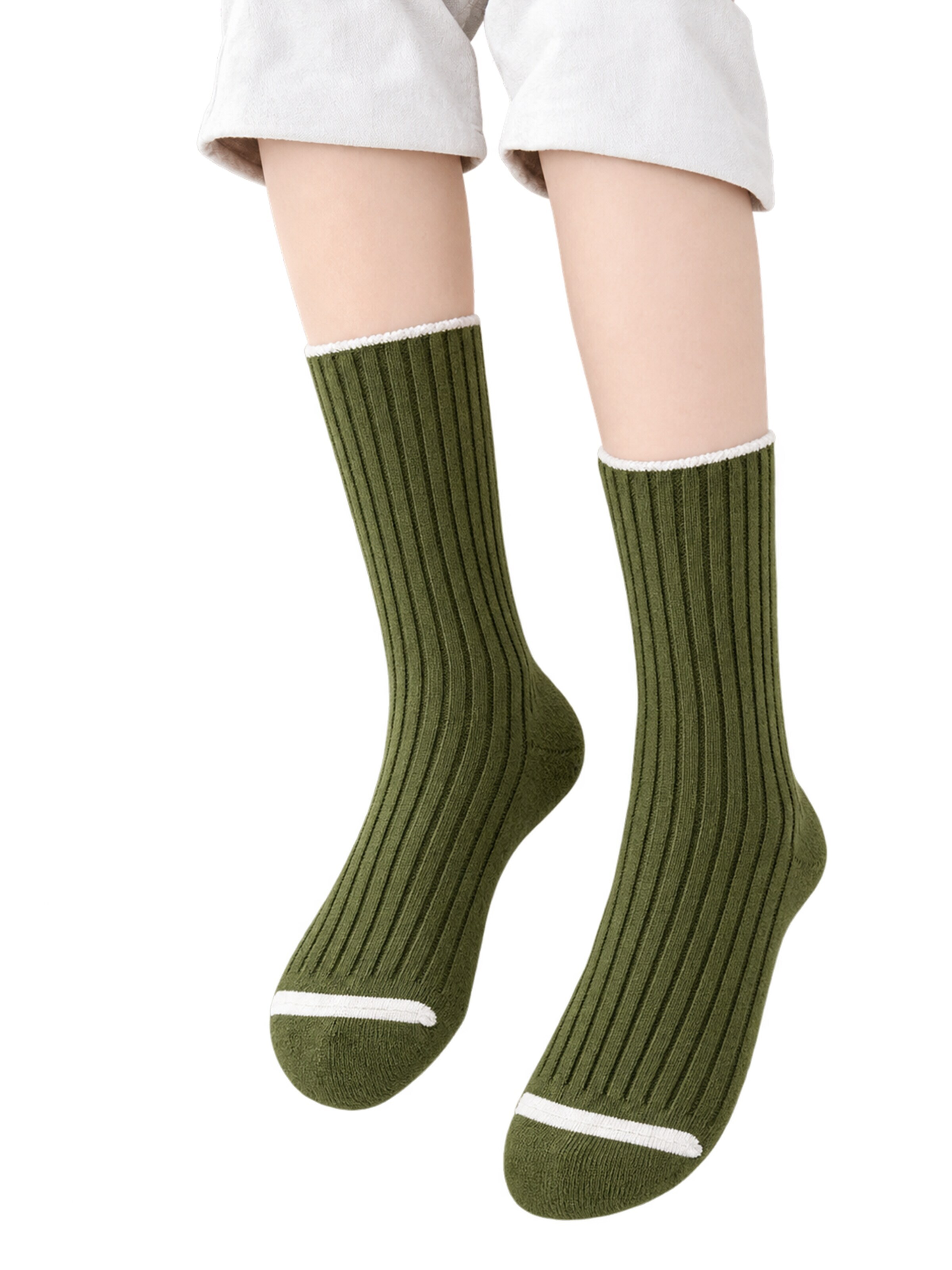 Millo Socks 'Cosy Steps Kids' in Green
