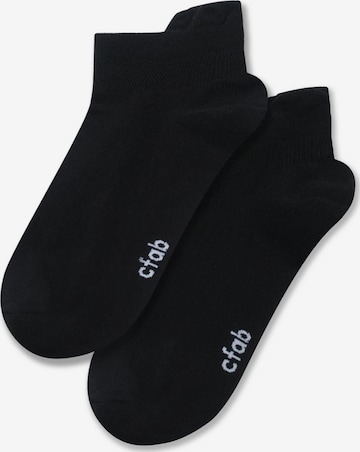 cfab (formerly creamy fabrics) - Calcetines '4er-Pack Sneaker Socken' en negro: frente