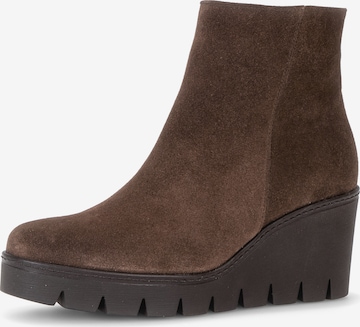 Bottines GABOR en marron : devant
