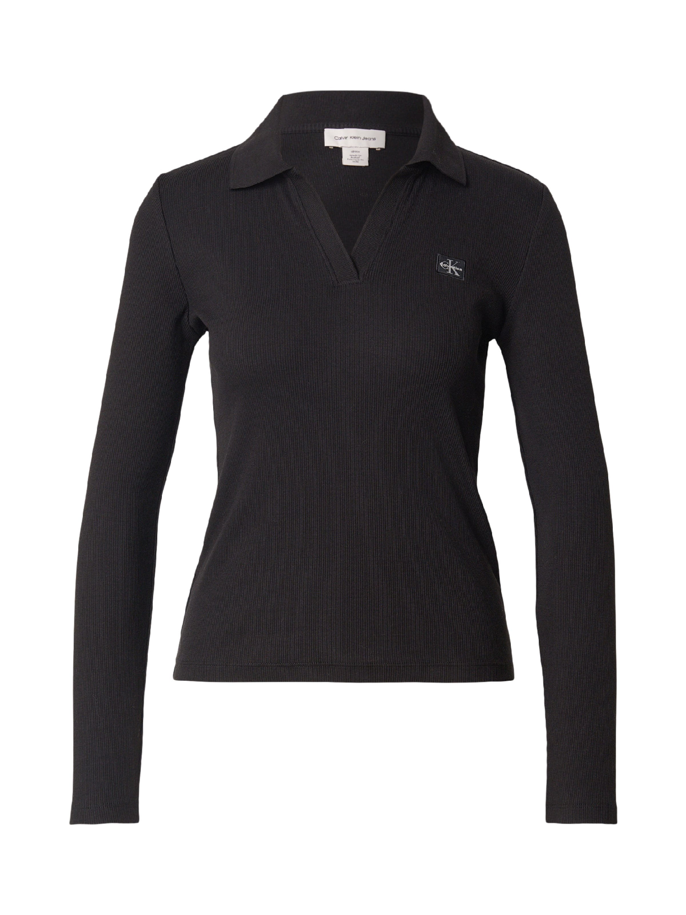 Calvin Klein Jeans - Camisa 'JOHNNY' em preto: frente