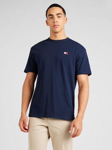 T-Shirt Tommy Jeans en bleu : devant