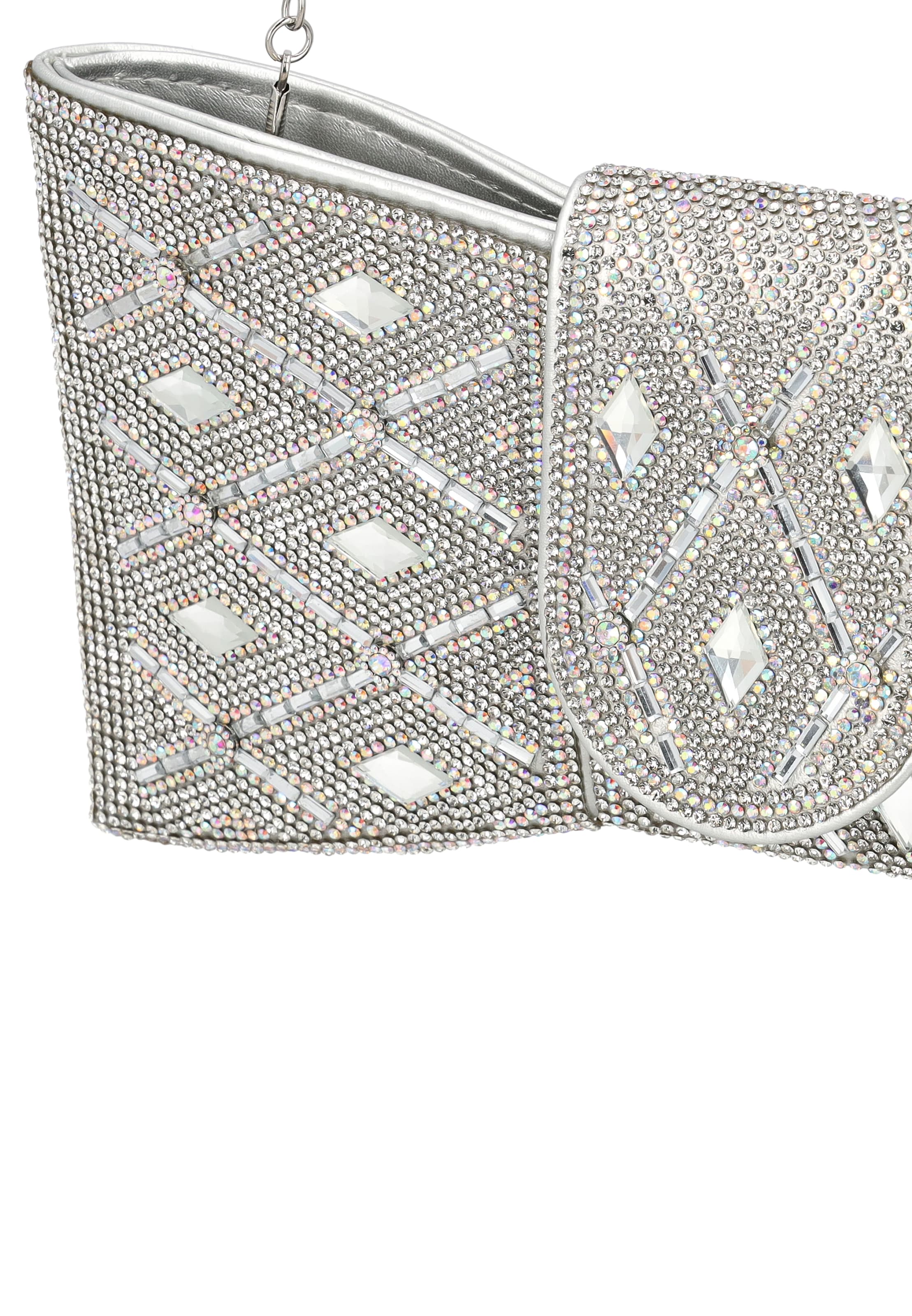 Pochette usha BLACK LABEL en argent