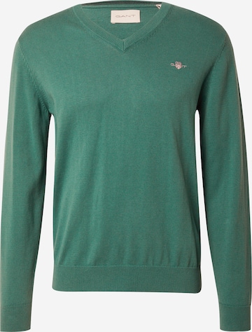 GANT Sweater 'CLASSIC' in Green: front