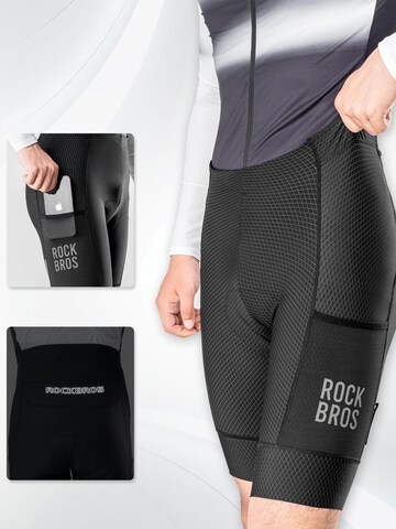 ROCKBROS Regular Outdoor Pants in Black: front