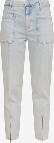 comma casual identity Slimfit Jeans in Blauw: voorkant