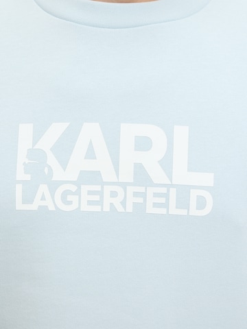 Sweat-shirt Karl Lagerfeld en bleu