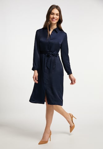 Usha Shirt Dress in Blue