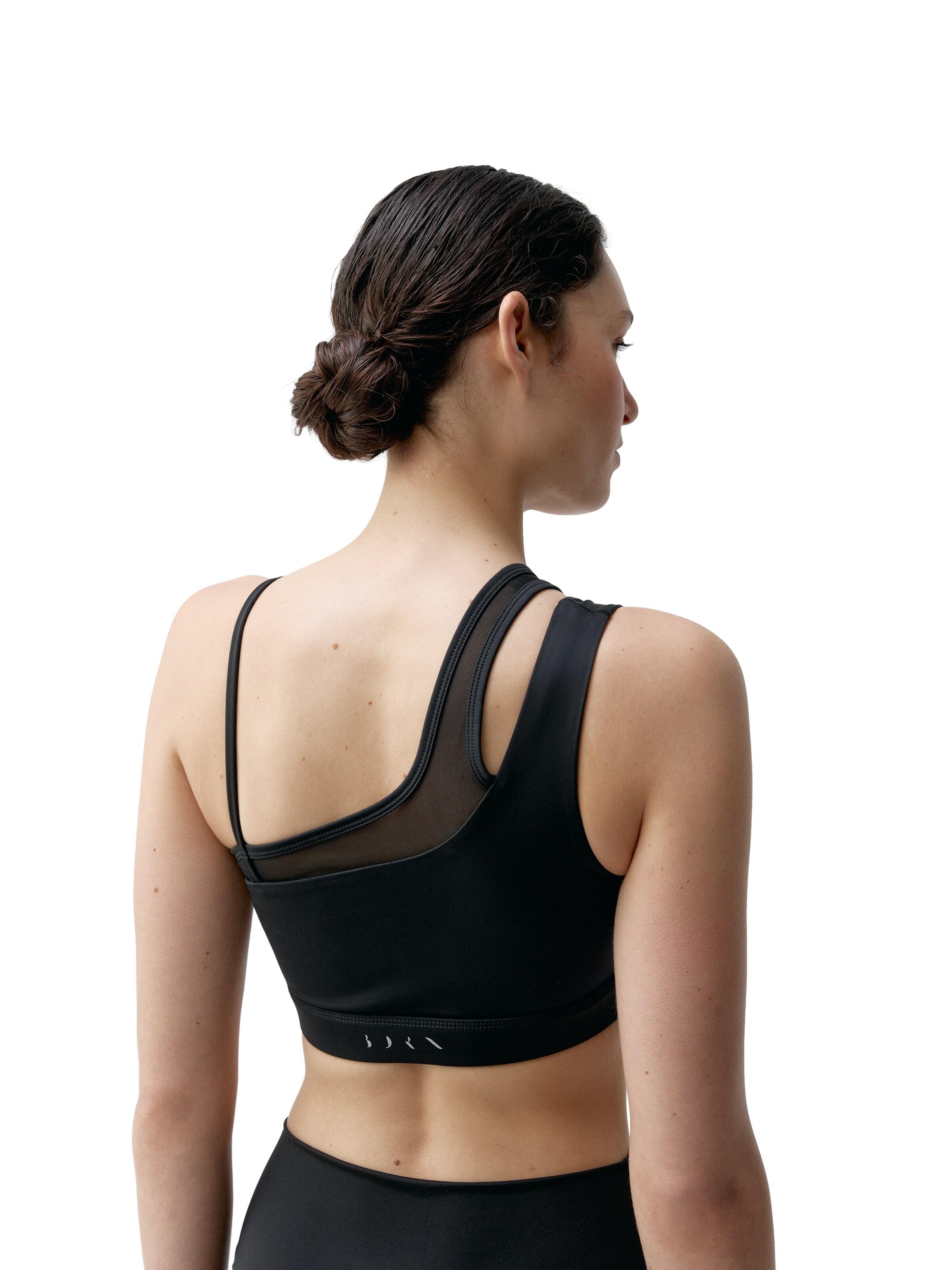 Born Living Yoga Wintermantel 'Karma' in Zwart