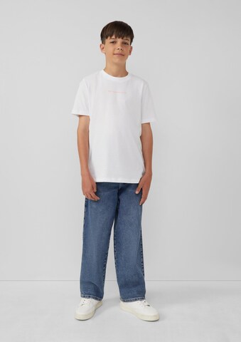 Tricou de la s.Oliver pe alb: față