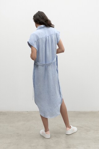 ECOALF Shirt dress 'Amatista' in Blue