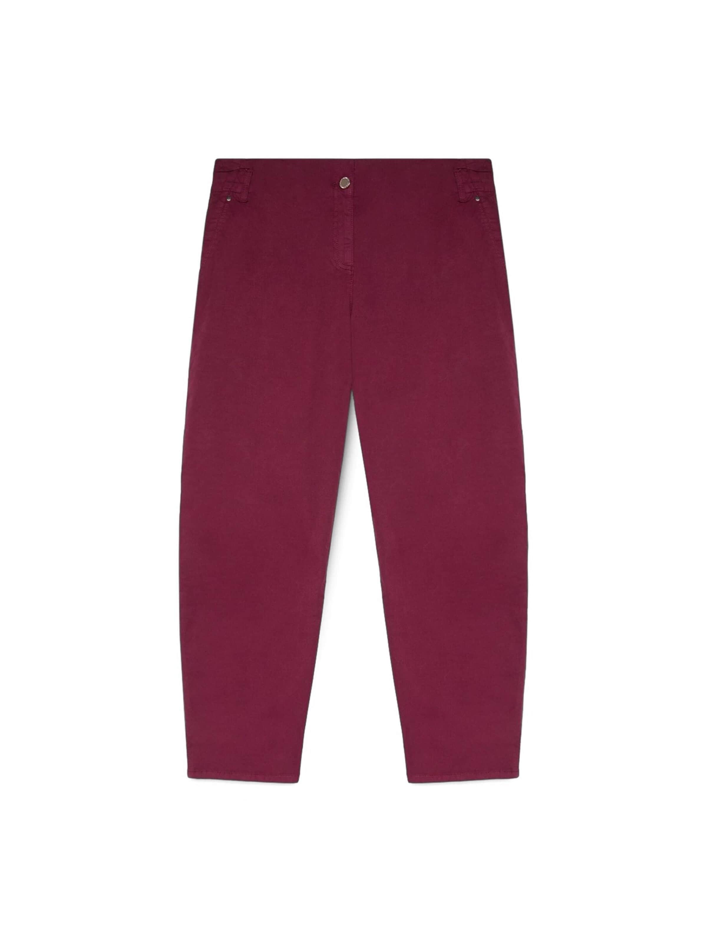 Fiorella Rubino Loosefit Broek in Rood: voorkant