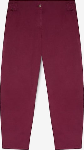 Fiorella Rubino Loosefit Hose in Rot: Vorderseite