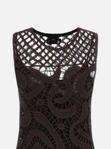 Abito 'PINKO BUFERA ABITO CROCHET GEOMETRICO ABITO' di PINKO in marrone