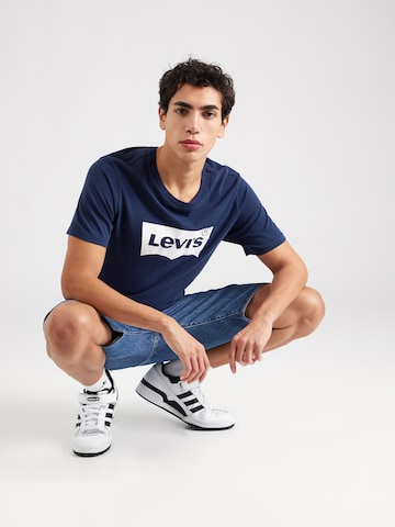 LEVI'S ® regular Jeans '405 Standard Shorts' i blå