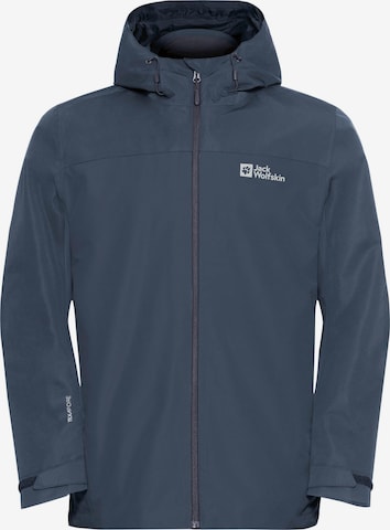 JACK WOLFSKIN Outdoor jacket 'Taubenberg' in Blue: front