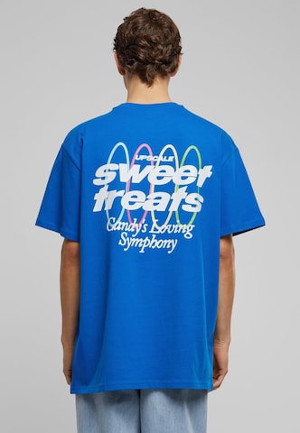 MT Upscale Shirt 'Sweet Treats' in Blue: front