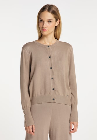 Cardigan DreiMaster Klassik en beige : devant