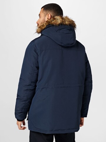 JACK & JONES Vinterparka 'TIMO' i blå