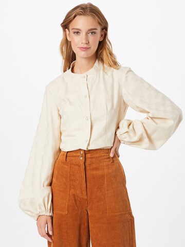 KAN Bluse i beige: forside