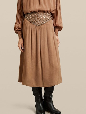 Pepe Jeans Rok in Bruin: voorkant