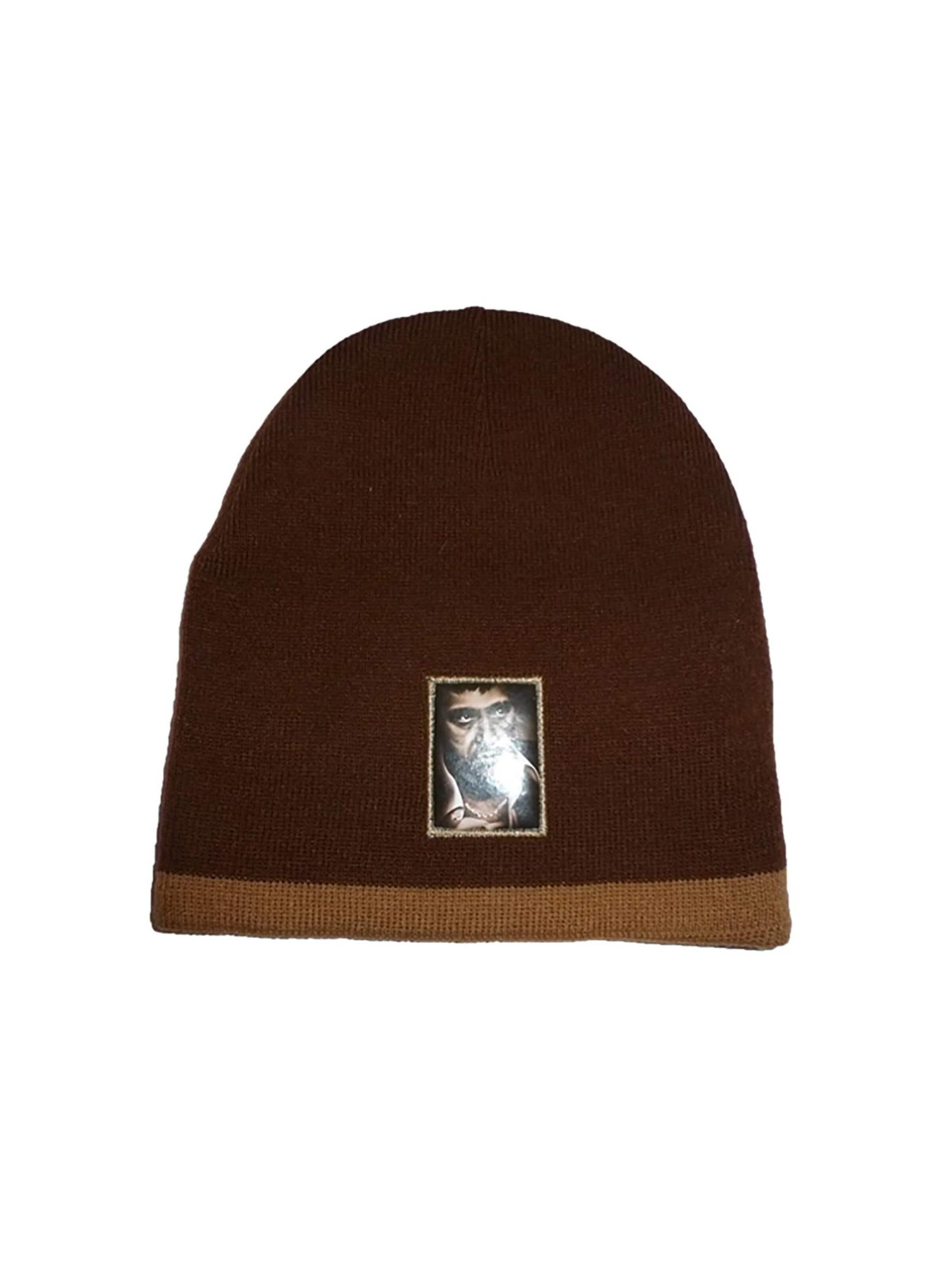 King Kameha Muts 'SCARFACE' in Bruin: voorkant