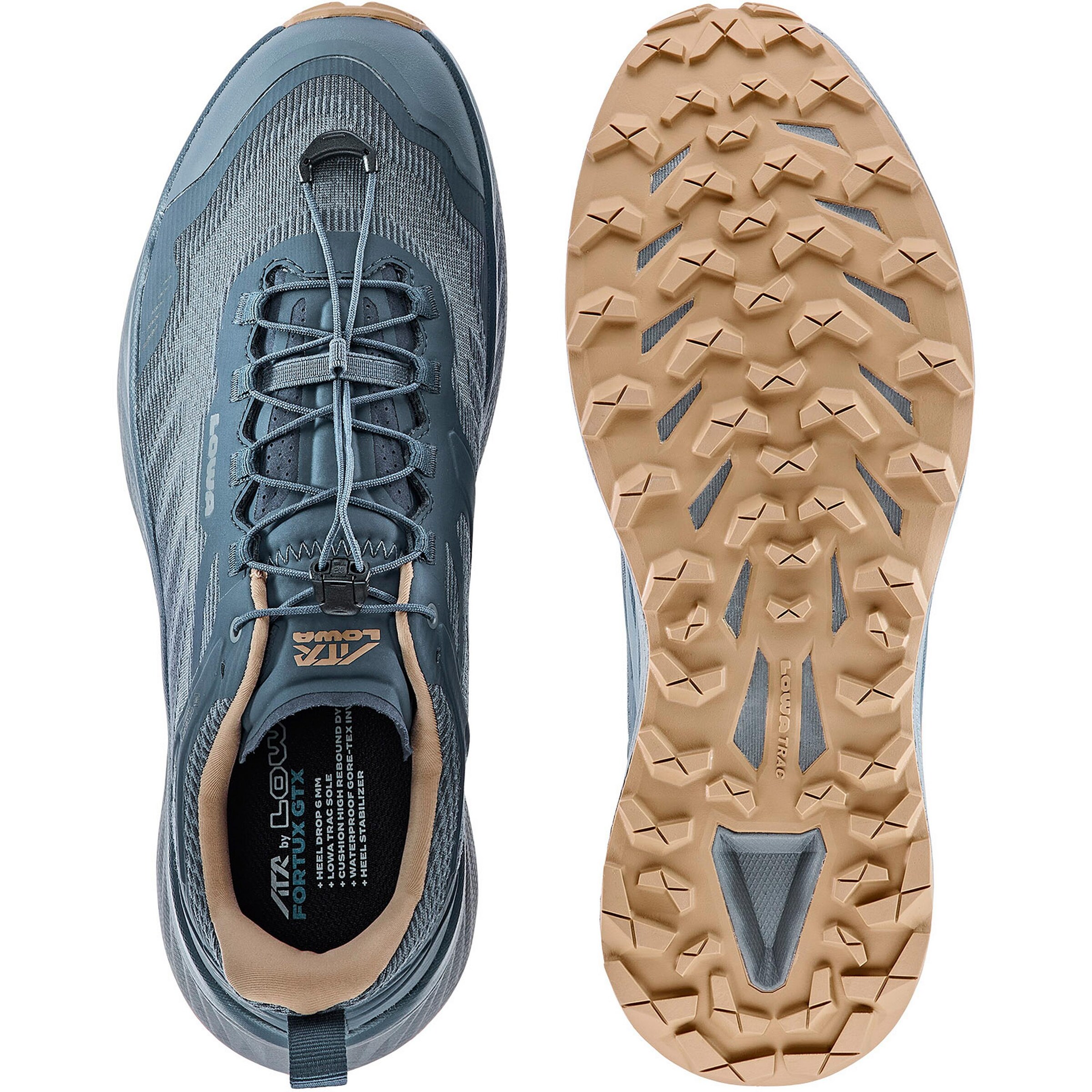 LOWA Loopschoen 'Fortux GTX' in Blauw