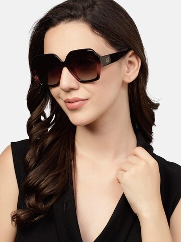 AVANT-GARDE PARIS Sonnenbrille 'Square Despoina' in Rot