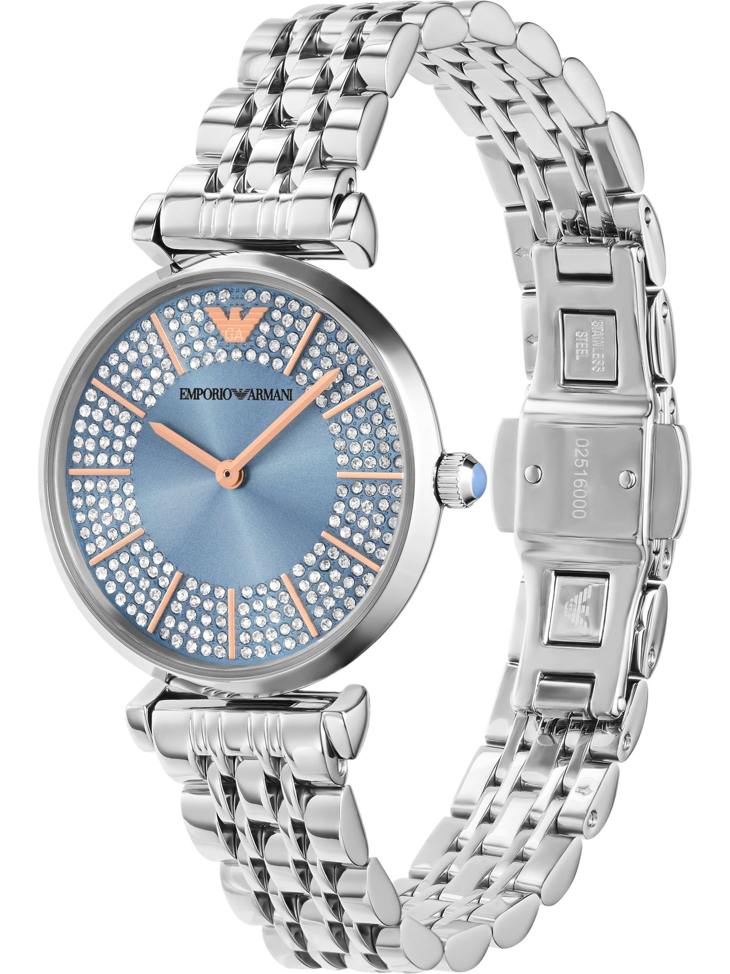 Emporio Armani Analoguhr in Silber