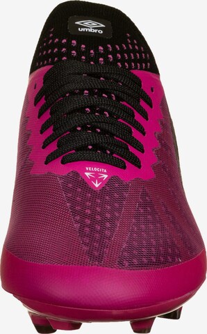 Chaussure de foot 'Velocita VI Premier' UMBRO en rose