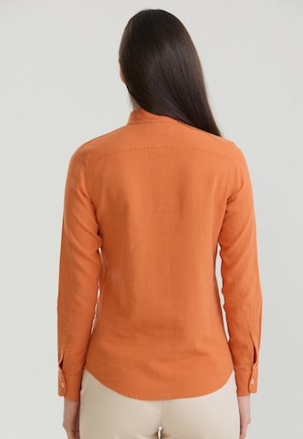 Chemisier Felix Hardy en orange