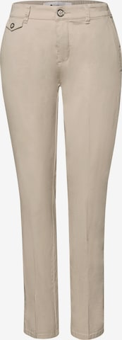 STREET ONE Szabványos Ráncos nadrág - bézs: elől