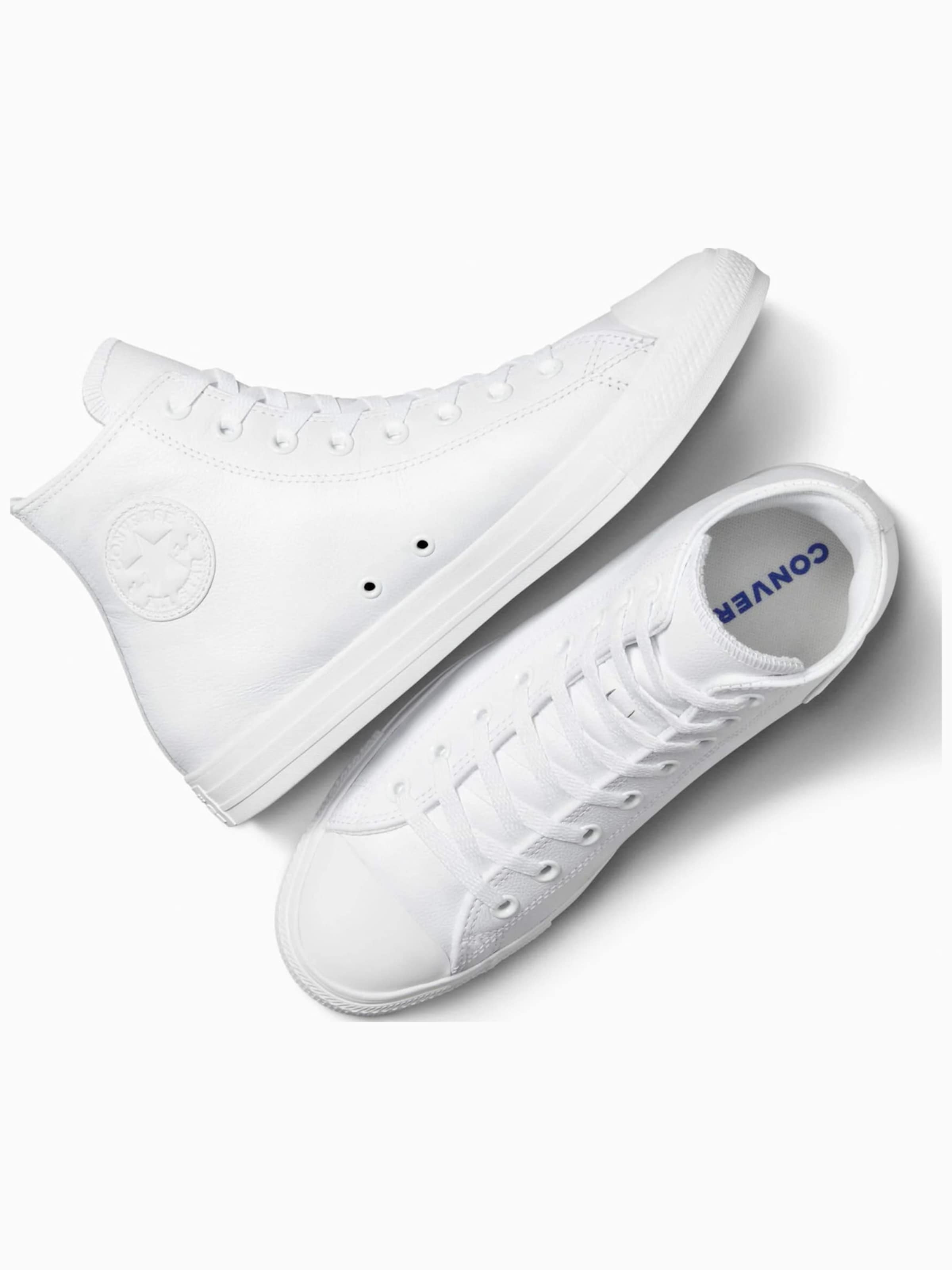 Sneaker alta 'Converse Chuck Taylor All Star Leather' di CONVERSE in bianco