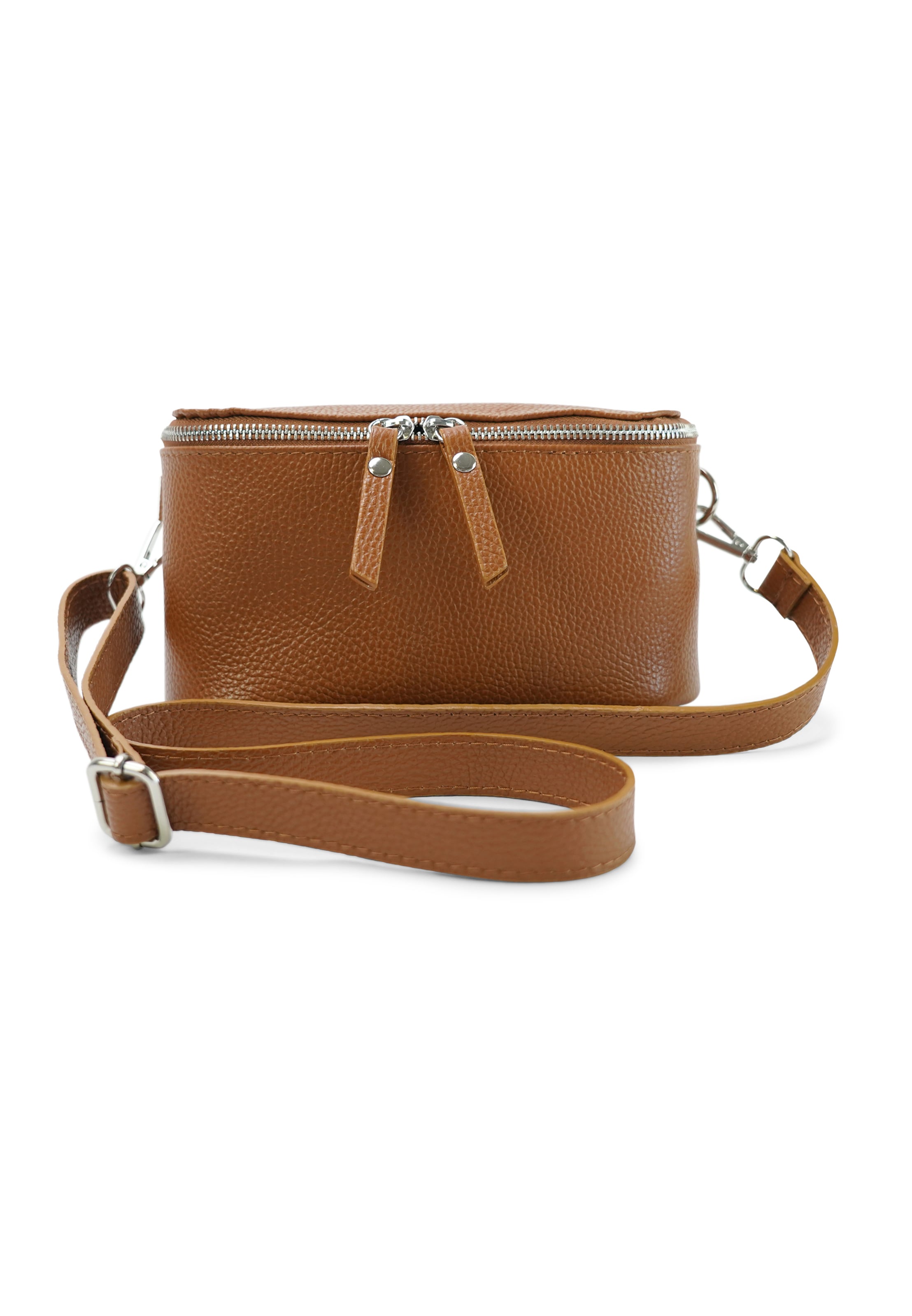 HARPA Crossbody Bag 'EMRY' in Brown: front